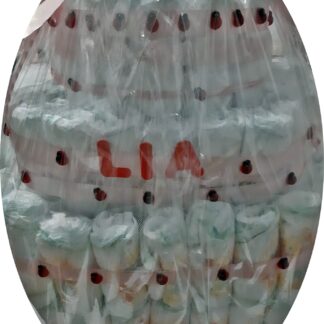tort original de scutece pentru fete